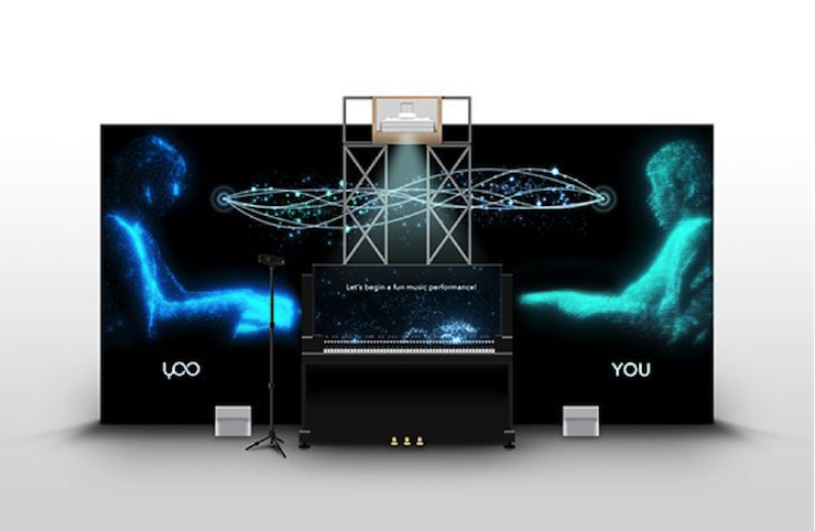 日博集团联手博报堂i-Studio展出实验性人工智能音乐装置“与YOO合奏”