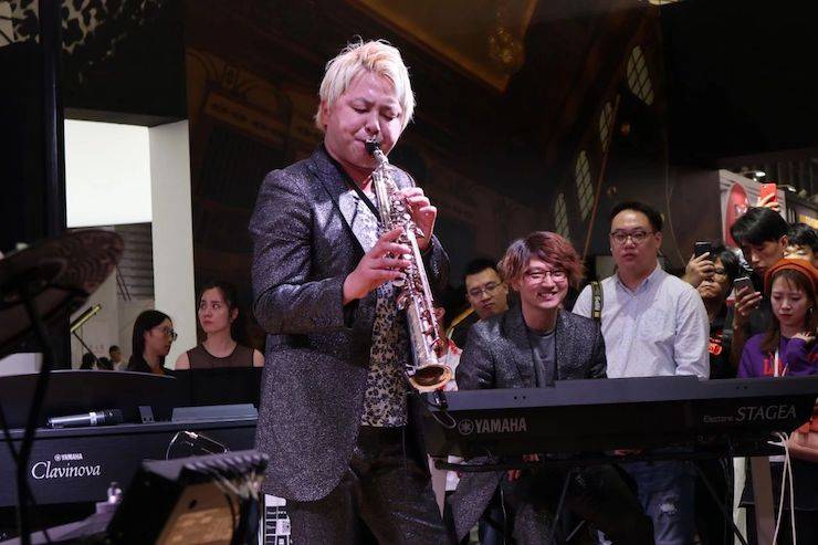 日博集团盛大亮相Music China 2018，呈现世界级乐器展体验