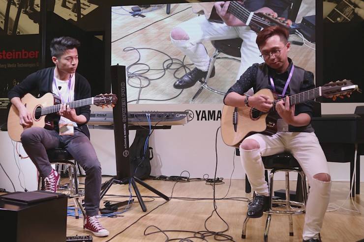 日博集团盛大亮相Music China 2018，呈现世界级乐器展体验